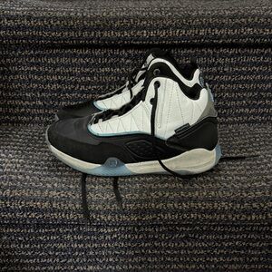 Black and White High-Top Sneakers